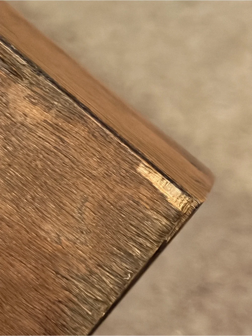Vintage wooden trinket